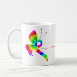 Taza De Café Cinta para la toma de conciencia sobre el arcoiris