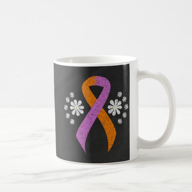 Taza De Café Cinta para la toma de conciencia sobre el Naranja  (Derecha)