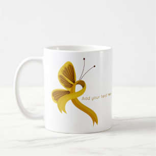 Taza De Café Cinta para la toma de conciencia sobre el oro Café