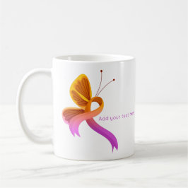 Taza De Café Cinta para la toma de conciencia sobre la orquídea