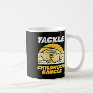 Taza De Café Cinta Retro de Conciencia para Combatir el Cáncer