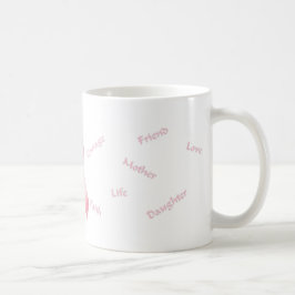 Taza De Café Cinta rosa