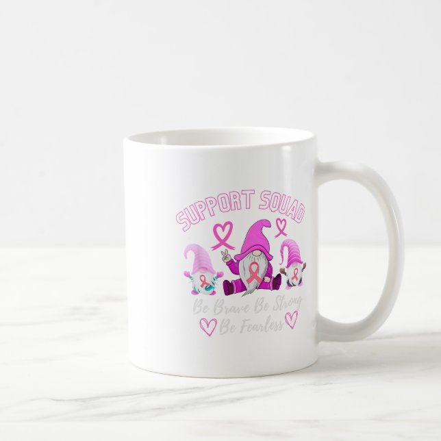 Taza De Café Cinta rosa de apoyo a guerrero del cáncer de mama  (Derecha)