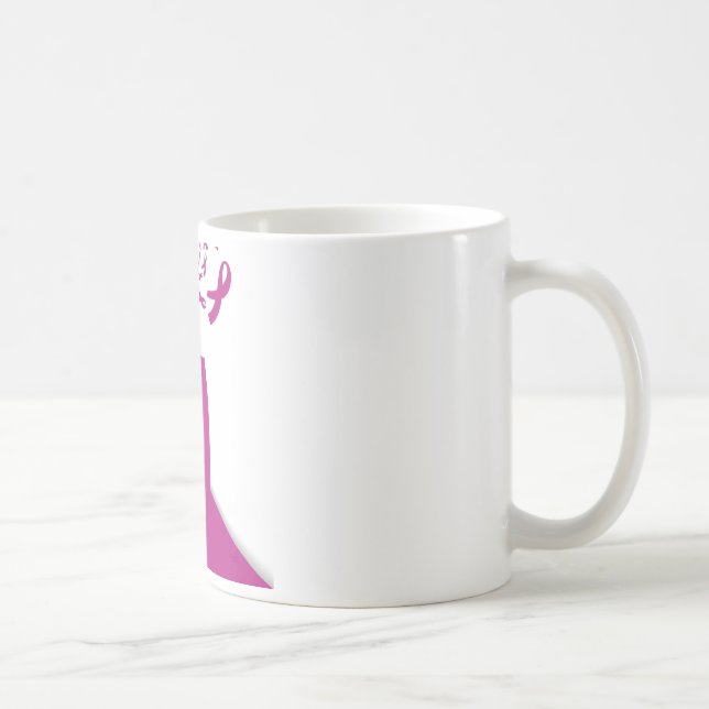 Taza De Café Cinta rosa para la prevención del cáncer de mama (Derecha)
