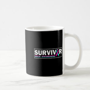 Taza De Café Cinta Rosa Superviviente de Cáncer de Mama Concien