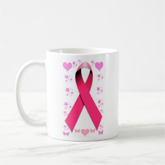 Taza De Café Cinta rosada - esperanza, amor, y cuidado