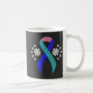 Taza De Café Cinta Verde azulada/rosa/azul para la toma de conc