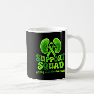 Taza De Café Cinta verde llamativa de concienciación sobre la e