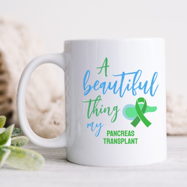 Taza De Café Cinta verde para el trasplante de páncreas persona (Subido por el creador)