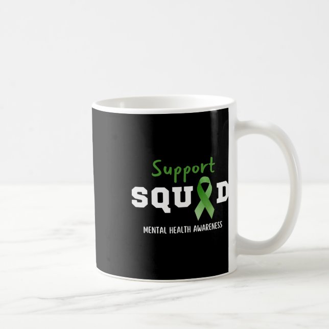 Taza De Café Cinta verde para la concientización sobre la salud (Derecha)