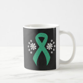 Taza De Café Cinta verde para la toma de conciencia de la Casa