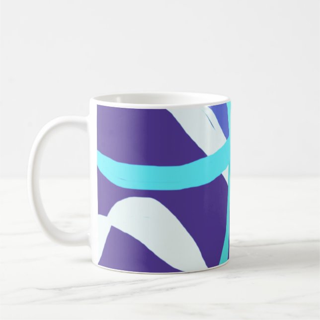 Taza De Café Cintas de Azul (Izquierda)