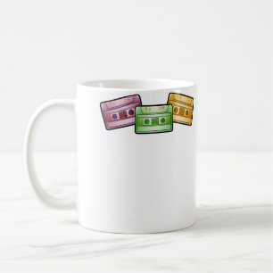 Taza De Café Cintas de casete clásicas para reproducir música d