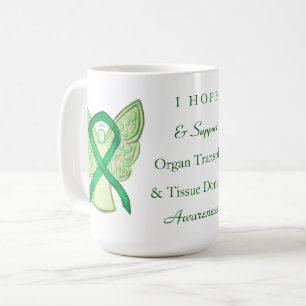 Taza De Café Cintas de cinta de sensibilización sobre donación