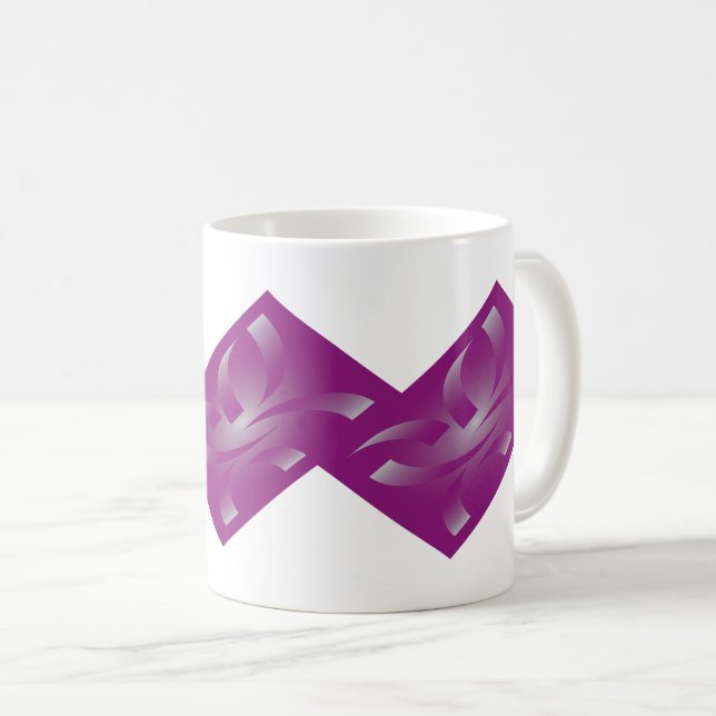 Taza De Café Cintas magenta (Anverso derecho)