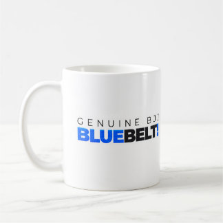Taza De Café Cinturón azul BJJ genuino (Jiu Jitsu brasileño)