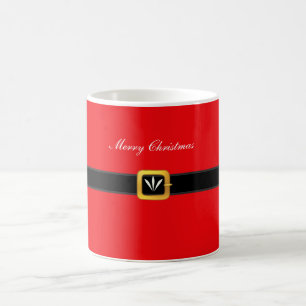 Taza De Café Cinturón de Navidad Santa Claus