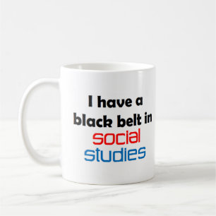 Taza De Café Cinturón negro de estudios sociales