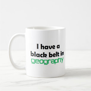 Taza De Café Cinturón negro de geografía