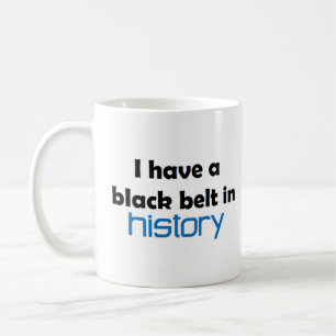 Taza De Café Cinturón negro de historia