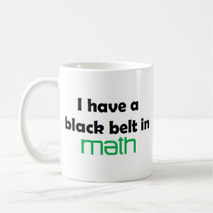 Taza De Café Cinturón negro matemático