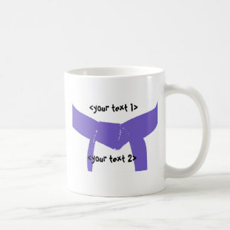Taza De Café Cinturón púrpura de artes marciales