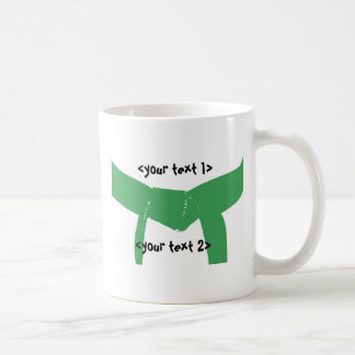 Taza De Café Cinturón verde de artes marciales
