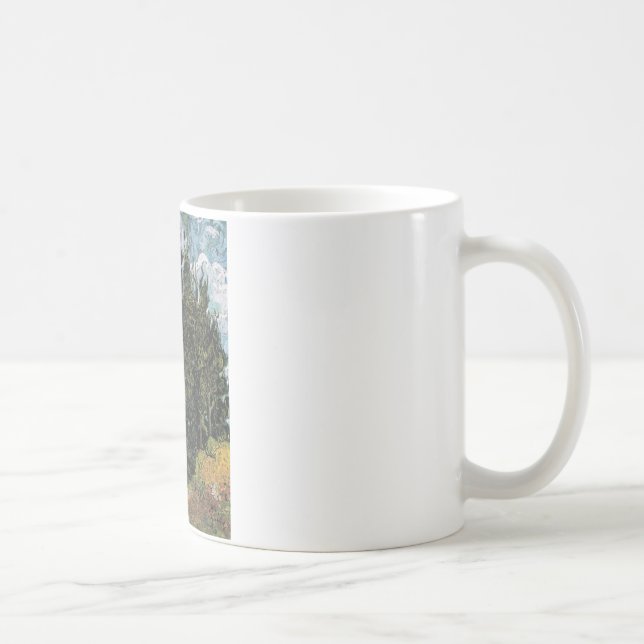 Taza De Café Ciprés de Van Gogh (Derecha)