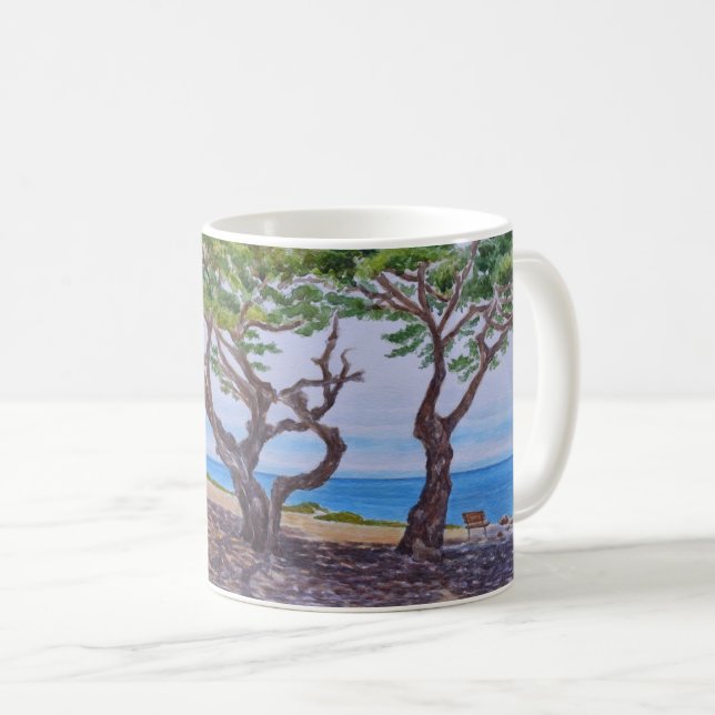 Taza De Café Cipreses en Pacific Grove (Anverso derecho)