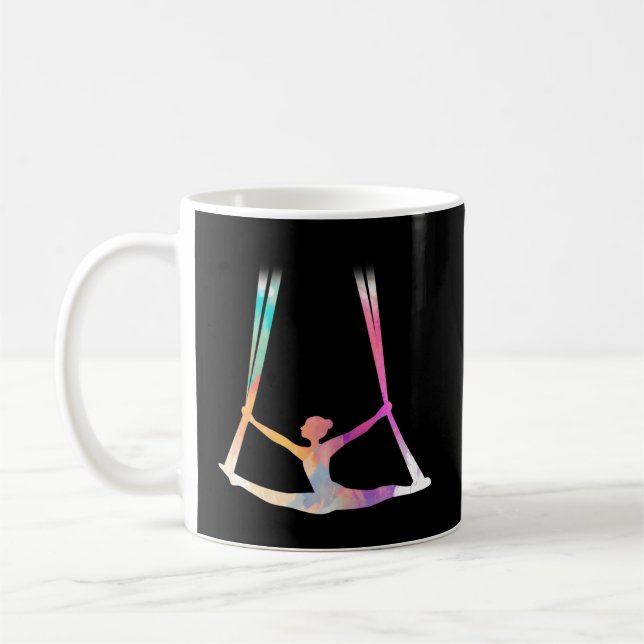 Taza De Café Circo aéreo de sedas de yoga (Izquierda)