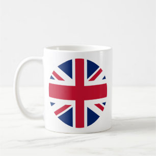 Taza de café Circular Union Jack