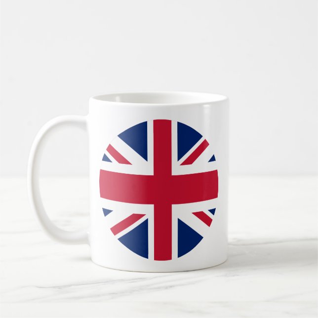 Taza de café Circular Union Jack (Izquierda)