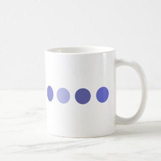 Taza De Café círculo-azul