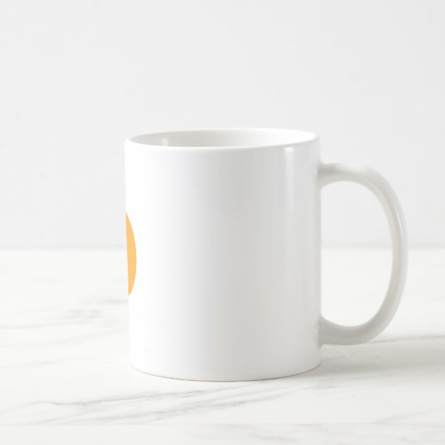 Taza De Café Círculo Círculo Marrón Círculo Trans-3 El Zazzle M (Derecha)