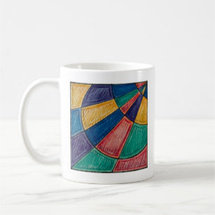 Taza De Café Círculo Colores Mug