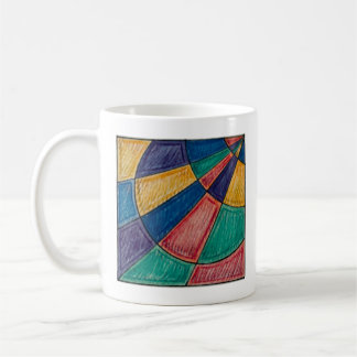 Taza De Café Círculo Colores Mug
