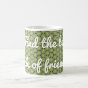 Taza De Café Círculo de Amigos Helecho Verde