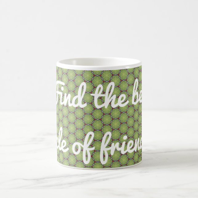 Taza De Café Círculo de Amigos Helecho Verde (Centro)