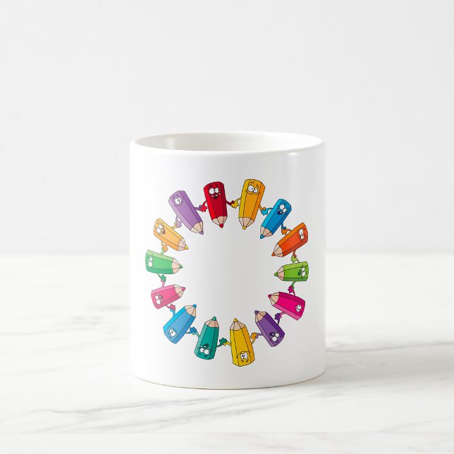 Taza De Café Círculo De Lápices (Subido por el creador)