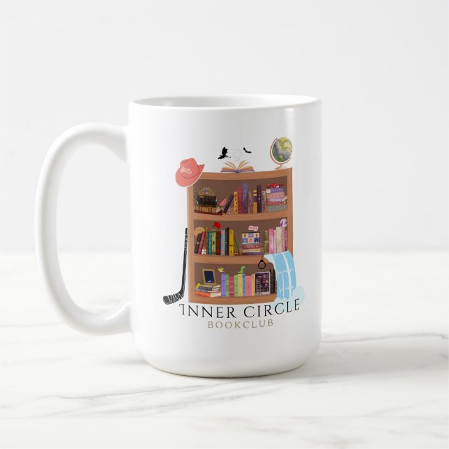 Taza De Café Círculo interior Mug (Izquierda)