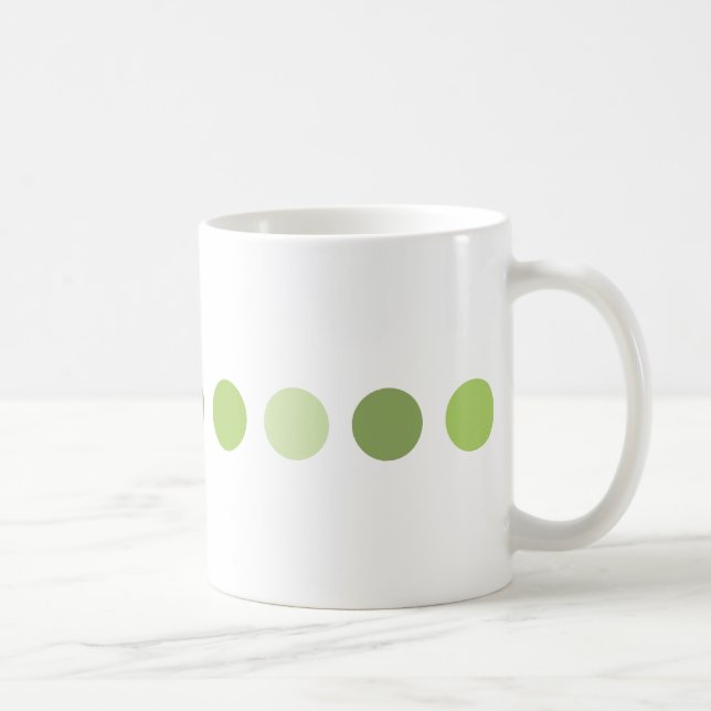 Taza De Café círculo-verde (Derecha)