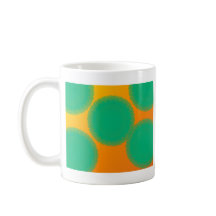 círculo verde en naranja amarillento