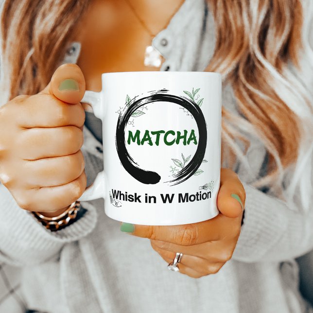 Taza De Café Círculo Zen de la Ciencia del Matcha (Subido por el creador)