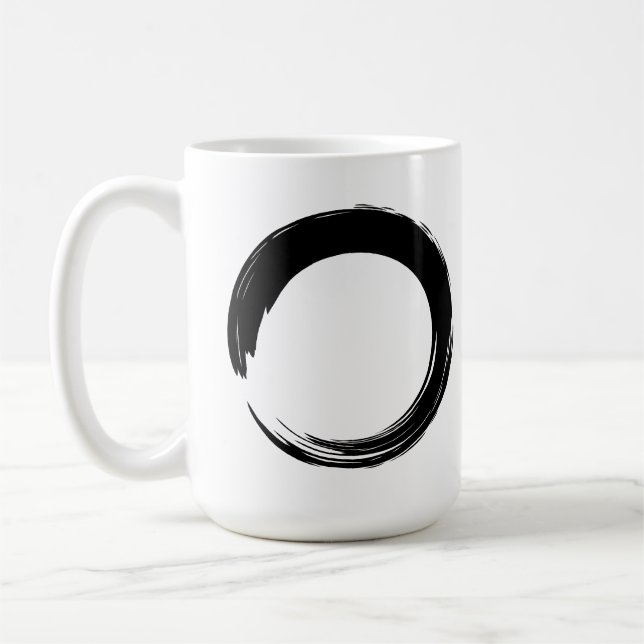 Taza De Café Círculo Zen Enso (Izquierda)