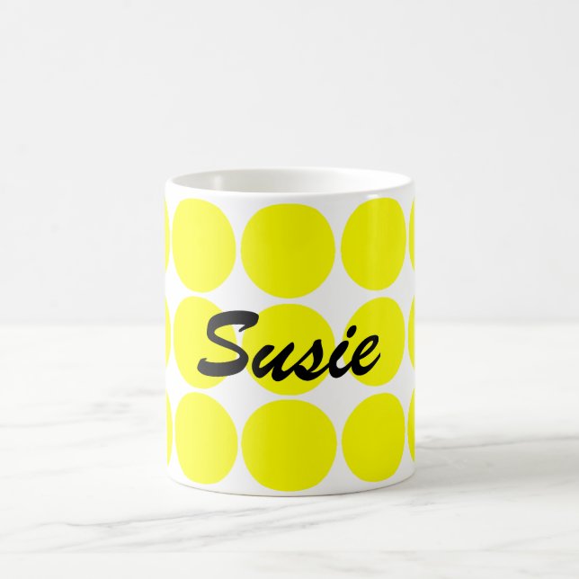 Taza De Café Círculos amarillos (Centro)