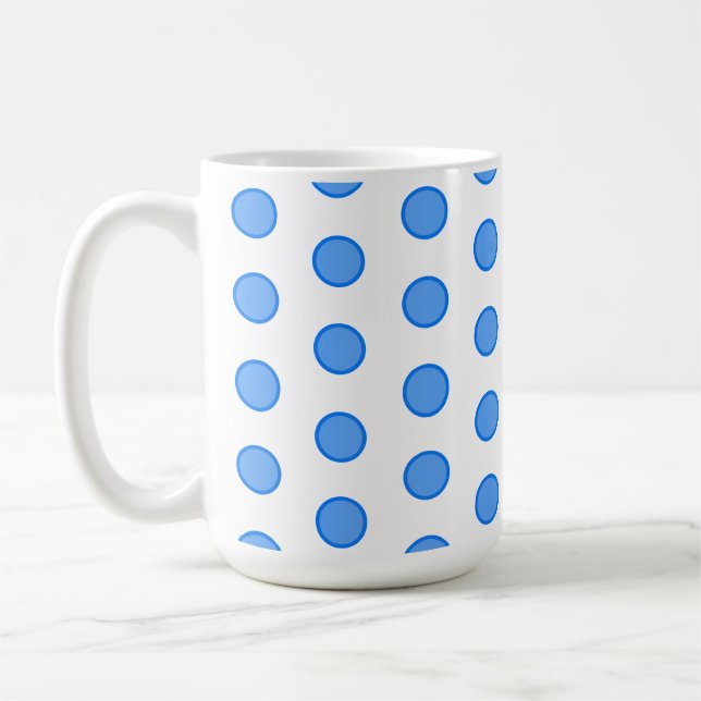 Taza De Café Círculos azules (Izquierda)