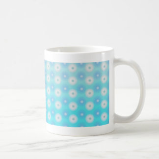 Taza De Café círculos blancos y azules