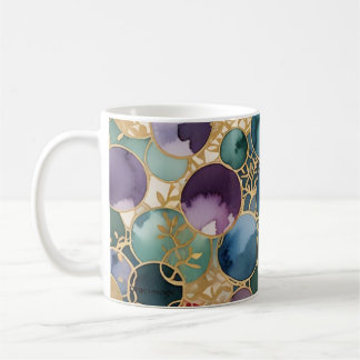 Taza De Café "Círculos de serenidad" Resumen Mug por DAKimage