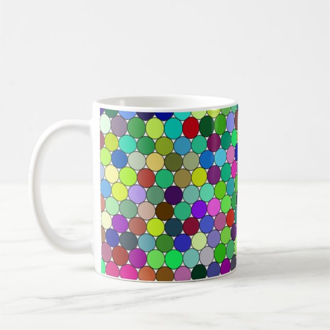 Taza De Café Círculos empaquetados 11oz Mug (Izquierda)