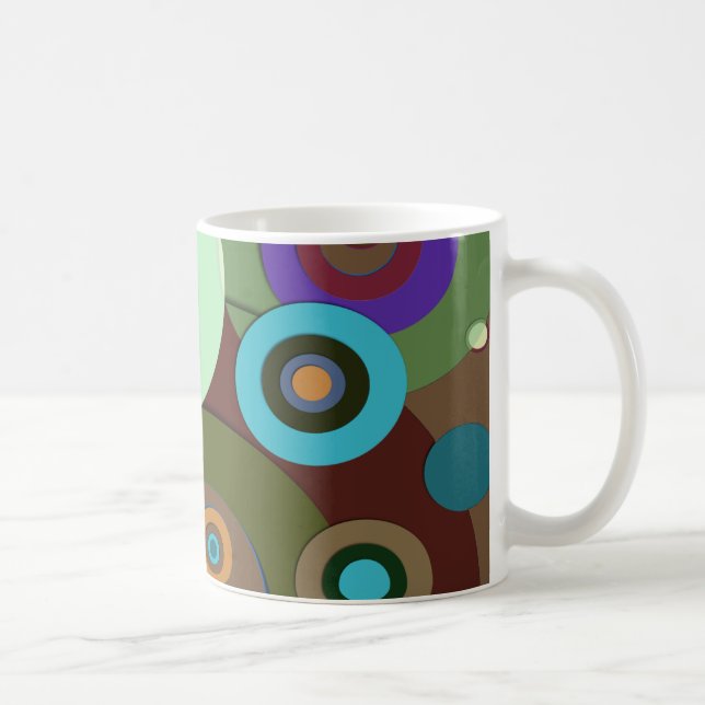 Taza De Café Círculos interiores #9 (Derecha)